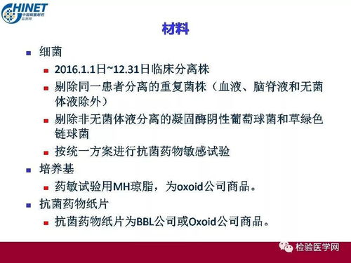 2016年chinet中國細菌耐藥性監(jiān)測報告