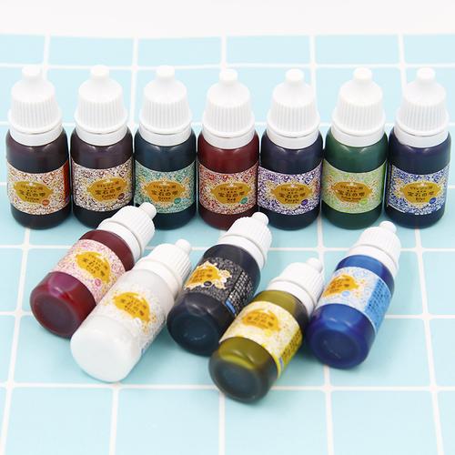 滴膠色漿10ml染色顏料起泡膠水晶泥滴膠色素